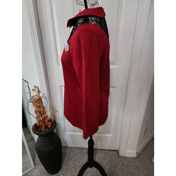 Unique Vintage Spiderweb Widow Top Size L - Picture 2 of 4